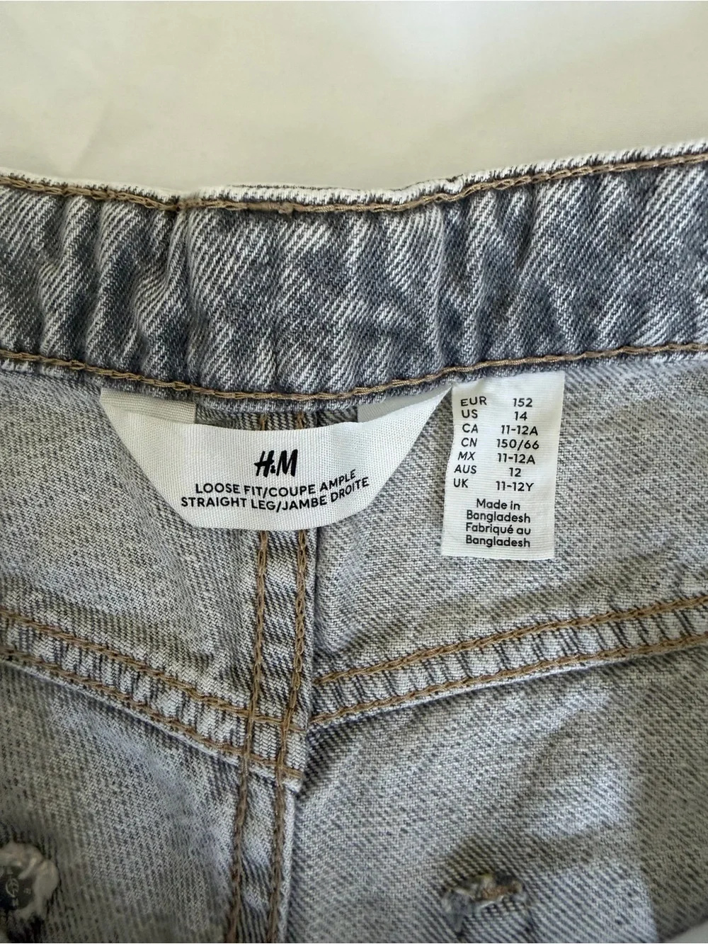 H&M relaxed straight